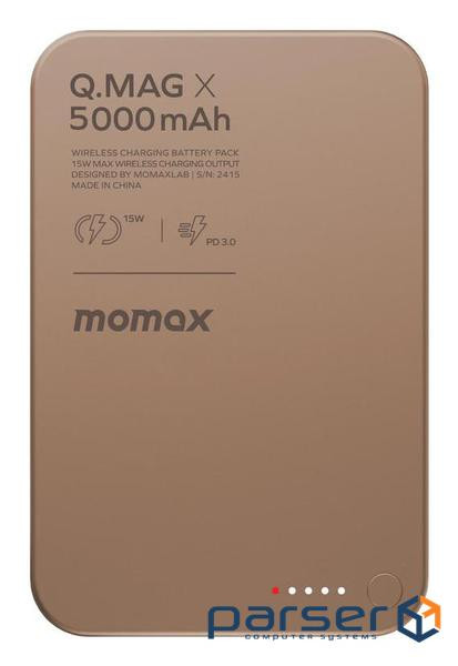 Портативний зарядний пристрій WRL 5000MAH Q.MAG X TITAN. IP116AL2 MOMAX