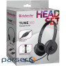 Гарнітура Defender Tune 160 2x3,5мм, 1,8м, чорна (63164)