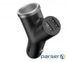 Зарядний пристрій Baseus Y type dual USB-A Black (CCALL-YX01)
