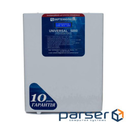 Стабілізатор напруги теристорні UNIVERSAL LV 5 (5000Вт) 220В, стабілізація 100-210 (UNIVERSAL5000LV) 100-210 (UNIVERSAL5000LV)