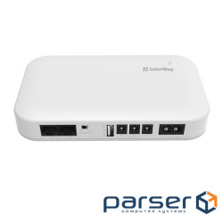 ДБЖ для роутерів/комутаторів ColorWay CW-PB100LI3WT 10000mAh 21W DC 5V/9V/12V/24V