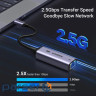 Перехідник USB-C to RJ45 Ethernet 2500Mbps Ugreen (25052)