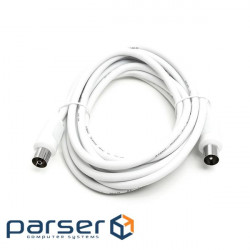 Coaxial cable PowerPlant AV 75 Ohm 3 m White (CA911943)