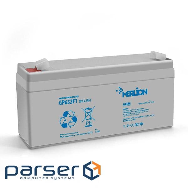 Акумуляторна батарея MERLION AGM GP632F1