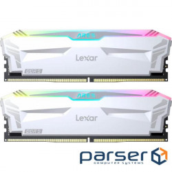 Memory module LEXAR Ares RGB White DDR5 6400MHz 32GB Kit 2x16GB (LD5EU016G-R6400GDWA)