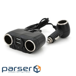 АЗУ розгалужувач Olesson 1630, 12V-3*12V+2*USB, Black, Blister (Ol-1630)