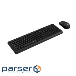 Комплект RAPOO X1500 wireless, чорний (X1500S black)