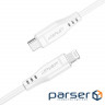 Кабель ACEFAST C3-01 USB-C to Lightning 1.2м White (AFC3-01W)