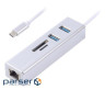 Концентратор Maxxter USB to Gigabit Ethernet, 2 Ports USB 3.0 + microSD/TF card r (NECH-2P-SD-01)