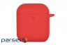 Чохол 2Е для Apple AirPods, Pure Color Silicone (3.0mm) , Red (2E-AIR-PODS-IBPCS-3-RD)