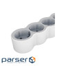 Multi-outlet STANDARD 5x2K+3 sockets, 16 A, with cable 1.5 m, color White/Grey (694555)