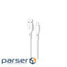 Дата кабель USB 2.0 AM to Micro 5P 1.0m 2.4A XO (CB-23UM)