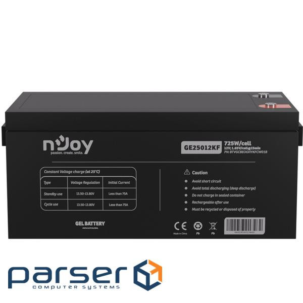 Акумуляторна батарея Njoy GE25012KF 12V 250AH (BTVGCBEOGHYKFCW01B) GEL