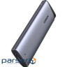 Зовнішня кишеня Ugreen CM767 USB 3.2 Gen 2 M.2 NVMe 10 Гбіт/с Сіра (35267)