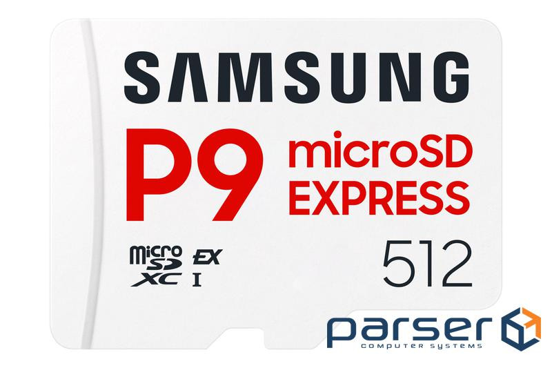 Карта памяті MICRO SDXC PRO 512GB P9 EXPRES MB-MK512T/WW SAMSUNG
