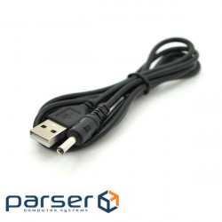 VOLTRONIC cable for tablet 0.8m USB=> 3.5/1.35 Black (YT-AM-3.5/1.35)