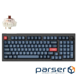 Клавіатура механічна Keychron V5 Max 100Key, Gateron Jupiter Brown, Knob, WL/BT/USB-A, H (V5M-D3-UA)