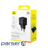 Зарядний пристрій Baseus Palm Fast Charger C+U 30W cluster black (P1011160A113-00)