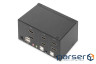Комутатори DIGITUS Desktop HDMA KVM, 2 Port, Dual Display, 4K (DS-12860)
