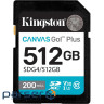 Карта пам"яті Kingston 512GB SDXC сlass 10 UHS-I U3 V30 Canvas Go Plus G4 (SDG4/512GB)