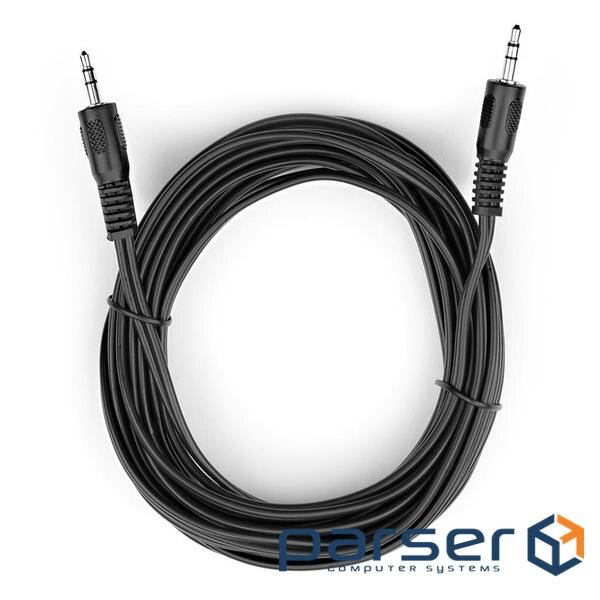 Кабель мультимедійний Jack 3.5mm 5m MM 3С Vinga (VCPDCJ35MM5BK)