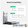 Перехідник USB 3.0 AM to USB-C F gray Ugreen (50533)