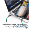 Перехідник USB 3.0 AM to USB-C F gray Ugreen (50533)