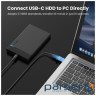 Перехідник USB 3.0 AM to USB-C F gray Ugreen (50533)