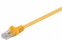 Patch cord RJ45 UTP5e 20.0m, patch AWG28 D=4.5mm Gold Protect, yellow (75.06.8361-5)