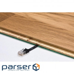 Патч-корд неекранований RJ45 UTP5e 10.0m,patch AWG30/7 Flat D=1.5x6.0mm,білий (75.09.3363-10) (75.09.3363-10)