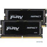 Memory module KINGSTON FURY Impact SO-DIMM DDR5 4800MHz 16GB Kit 2x8GB (KF548S38IBK2-16)