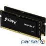 Модуль пам'яті KINGSTON FURY Impact SO-DIMM DDR5 4800MHz 16GB Kit 2x8GB (KF548S38IBK2-16)