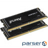 Модуль пам'яті KINGSTON FURY Impact SO-DIMM DDR5 4800MHz 16GB Kit 2x8GB (KF548S38IBK2-16)