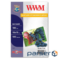 Photo paper WWM 10x15 (M180.F100)