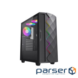 Корпус GAMEMAX Diamond CP Black (Black Diamond CP)