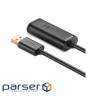 USB 2.0 AM-AF Extension Cable, 10m, Extension Cable with Chipset Black , US121 UGR (10321 black)