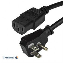 StarTech Cable PXTF10110 10ft Power Cord Flat NEMA 5-15P to C13 Retail