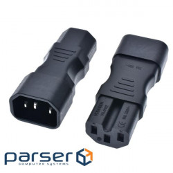 Power adapter IEC(C14)-(C15), black (62.09.8427-1)