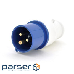 Вилка кабельна SF-013, 3 контакту, 2Р+E, 16А , 380V, IP44