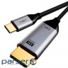 CABLETIME USB-C to DisplayPort 1.8m Black (CA913305)