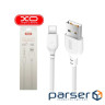 Дата кабель USB 2.0 AM to Micro 5P 1.0m 2.1A white XO (XO-NB-103-MC-1-WH)