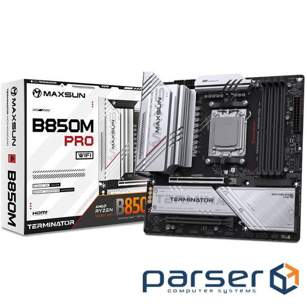 Материнська плата MAXSUN Terminator B850M Pro WiFi (MS-Terminator B850M PRO WIFI)