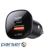Зарядний пристрій Acefast 1xUSB-C PD20W + 1xUSB QC3.0 18W car adapter metal (6974316280330)