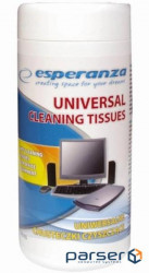 Серветки Esperanza Universal Cleaning Tissues, 100шт (ES105)