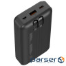 Універсальна мобільна батарея 20000 mAh, ColorWay, Black, 22.5 Вт, 1xType-C (PD (CW-PB200LPB5BK-PDD)