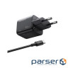 Зарядний пристрій Ugreen X517 USB-C PD25W GaN black (65736)