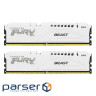 Модуль пам'яті KINGSTON FURY Beast EXPO White DDR5 6800MHz 32GB Kit 2x16GB (KF568C34BWEK2-32)