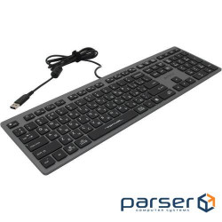 Клавіатура A4Tech Fstyler FX60H GREY / WHITE Black USB (FX60H USB (Grey) White backlit)
