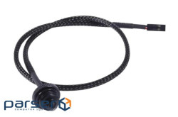 Фітінг - датчик температуриф Alphacool Eiszapfen temperature sensor flat G1/4 - Black (10222 (17596)