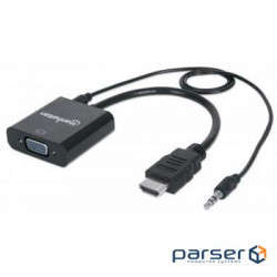 Adapter HDMI M to VGA F Manhattan (151450)